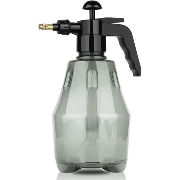 Fine Mist Spray Bottle Plastic Grey 1.5L, Hand Held Pressure Plant Mister - Picture 1 of 6